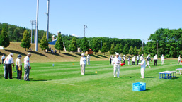 地域のゲートボール大会も開催され、多くの町民が参加