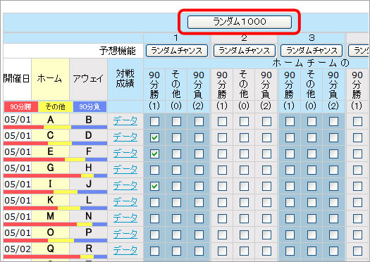 ランダム1000の使い方 Totoオフィシャルサイト